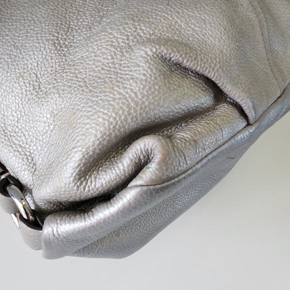 Coach Silver Metallic Bag - Picture 6 of 14
